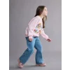 LCW Kids Mavi Nakışlı Kız Çocuk Jean Pantolon