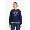 Defacto G6298AXNV251 Lacivert Relax Fit Bisiklet Yaka Baskılı Kalın Sweatshirt