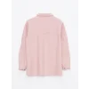 LCW Kids Pembe Basic Uzun Kollu Kız Çocuk Gömlek Ceket