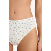 Defacto F3063AXBE302 Mavi 3lü Brief Külot