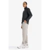 Defacto F1288AXGR317 Gri Slim Fit Dar Kesim Fermuar Cepli Dokuma Sporcu Jogger Eşofman Altı