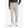 Defacto F1288AXGR317 Gri Slim Fit Dar Kesim Fermuar Cepli Dokuma Sporcu Jogger Eşofman Altı