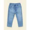 LCW baby İndigo Beli Lastikli Erkek Bebek Jean Pantolon