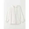LCW Vision Ekru Kapüşonlu Baskılı Uzun Kollu Kadın Sweatshirt