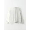 LCW Vision Gri Bisiklet Yaka Renk Bloklu Uzun Kollu Kadın Sweatshirt