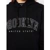 LCW Vision Siyah Baskılı Kadın Kalın Hoodie