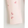 LCW baby Pembe Fırfırlı Kız Bebek Bluz ve Tayt