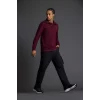 Defacto G3596AXBR34 Bordo Standart Fit Polo Yaka Modal Sporcu Sweatshirt