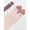 LCW baby Pembe Baskılı Kız Bebek Soket Çorap 3lü