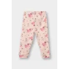 Defacto F0642A5PN127 Pembe Kız Bebek Pijama Takımı Yılbaşı Temalı Uzun Kollu Üst Uzun Alt