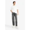 Defacto E8420AXNM40 Siyah Relax Fit Yırtık Detaylı Jean Pantolon