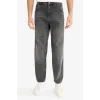 Defacto E8420AXNM40 Siyah Relax Fit Yırtık Detaylı Jean Pantolon