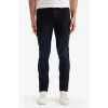 Defacto G3229AXNM83 İndigo Pedro Slim Fit Dar Kalıp Normal Bel Dar Paça Jean Pantolon