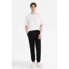 Defacto F4680AXBK81 Siyah Jogger Fit Beli Bağcıklı Üç Cepli Pantolon