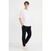 Defacto F4680AXBK81 Siyah Jogger Fit Beli Bağcıklı Üç Cepli Pantolon
