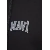 0611715-900 MAVİ LOGO FERMUARLI KAPÜŞONLU SWEATSHIRT