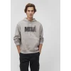 0S10199-70093 MAVİ BASKILI SWEATSHIRT