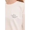 101784879 Lumberjack WB ANNA 16 4PR Ekru Kadın Sweatshirt