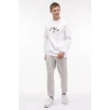 101899204 Lumberjack ML ROBERT 16ITLY72 4PR KIRIK BEYAZ Erkek Sweatshirt