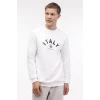 101899204 Lumberjack ML ROBERT 16ITLY72 4PR KIRIK BEYAZ Erkek Sweatshirt