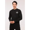 101899884 Lumberjack ML TERRY 16SD4013 4PR Siyah Erkek Sweatshirt