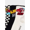 Defacto F2674A8KR1 Çok Renkli Erkek Çocuk Cars 3lü Pamuklu Uzun Çorap