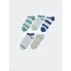 LCW Kids Karışık Çizgili Erkek Çocuk Patik Çorap 5li