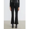 LCW Jeans Siyah Mars Flare Kadın Jean Pantolon
