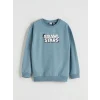 LCW Kids Mavi Brawl Stars Baskılı Erkek Çocuk Sweatshirt