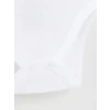 LCW baby Ekru Bisiklet Yaka Kız Bebek Çıtçıtlı Bodysuit 3lü