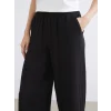 LCWAIKIKI Classic Siyah Beli Lastikli Kadın Kapri
