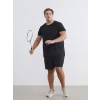 XSIDE ACTIVE Siyah Standart Kalıp Erkek Spor Şort