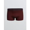 LC WAIKIKI Bordo Standart Kalıp Pamuklu Esnek Erkek Boxer 3lü