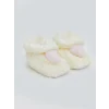 LCW STEPS Ekru Kız Bebek Ev Botu Panduf