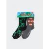 LCW Kids Karışık Minecraft Desenli Erkek Çocuk Soket Çorap 5li