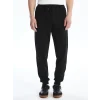 XSIDE Siyah Standart Kalıp Erkek Kalın Jogger Eşofman Altı