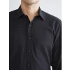 LCW BUSINESS Siyah Regular Fit Uzun Kollu Erkek Gömlek