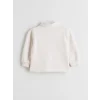 LCW baby Bej Polo Yaka Erkek Bebek Sweatshirt ve Pantolon