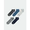 LCW ACCESSORIES Karışık Çizgili Erkek Patik Çorap 5li