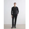 LCW BUSINESS Siyah Slim Fit Uzun Kollu Erkek Gömlek