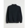 LC WAIKIKI Lacivert Polo Yaka Erkek Sweatshirt
