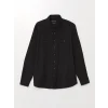LCWAIKIKI Classic Siyah Regular Fit Uzun Kollu Gabardin Erkek Gömlek