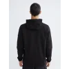 XSIDE ACTIVE Siyah Kapüşonlu Erkek Fermuarlı Sweatshirt