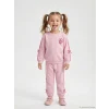 LCW Kids Pembe Fiyonklu Kız Çocuk Kalın Sweatshirt ve Eşofman Altı