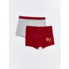 LCW Kids Kırmızı Galatasaray Baskılı Erkek Çocuk Boxer 2li