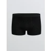 LC WAIKIKI Siyah Standart Kalıp Pamuklu Esnek Erkek Boxer 3lü
