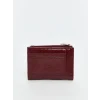 LCW ACCESSORIES Bordo Deri Görünümlü Kadın Cüzdan