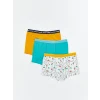 LCW Kids Gri Baskılı Erkek Çocuk Boxer 3lü