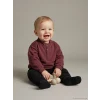 LCW baby Bordo Erkek Bebek Kalın Sweatshirt ve Eşofman Altı