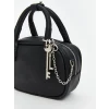 LCW ACCESSORIES Siyah Deri Görünümlü Kadın El Çantası